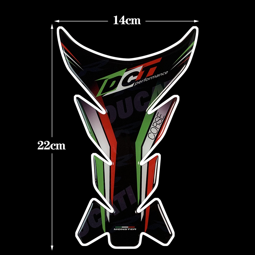 Ducati Stiker Pelindung Tangki Bensin Motor 3M Untuk Ducati 848 EVO 1199 Monster 696 796 795 1100 899 V4