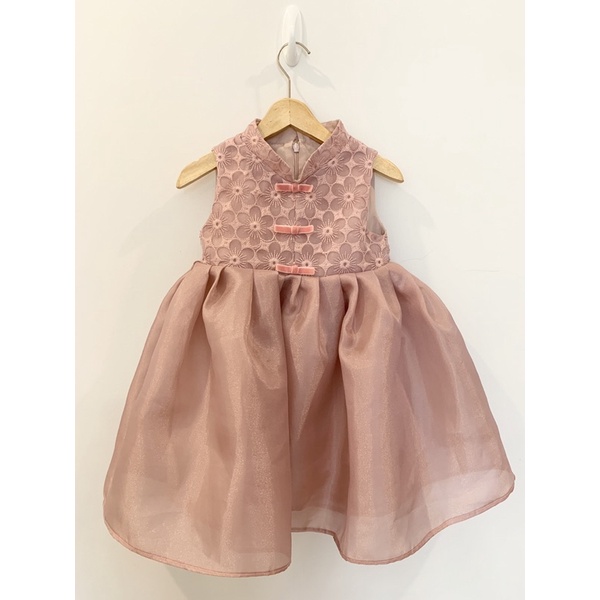 (Preloved) Kakapo Qipao Collection Cho Pink Dress - 2yrs