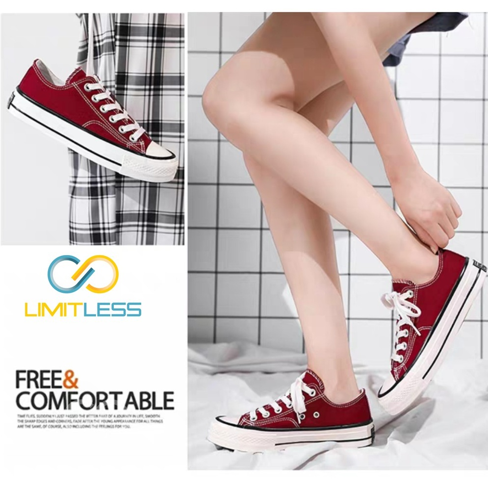 Sepatu Sneakers Wanita Korea Sepatu Wanita Converse 70s Low Cut Sneakers Canvas Impor Premium