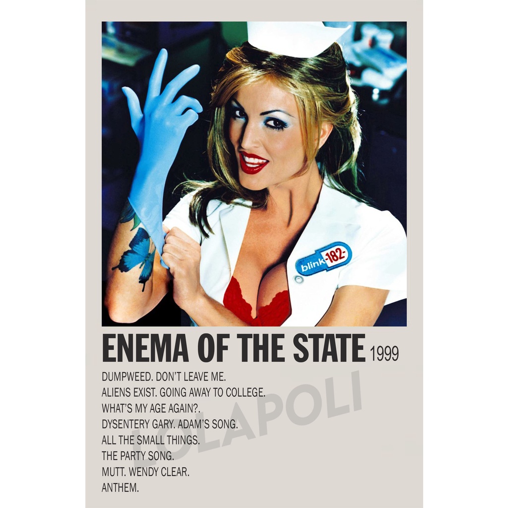 Poster Cover Album Enema of The State - Blink 182