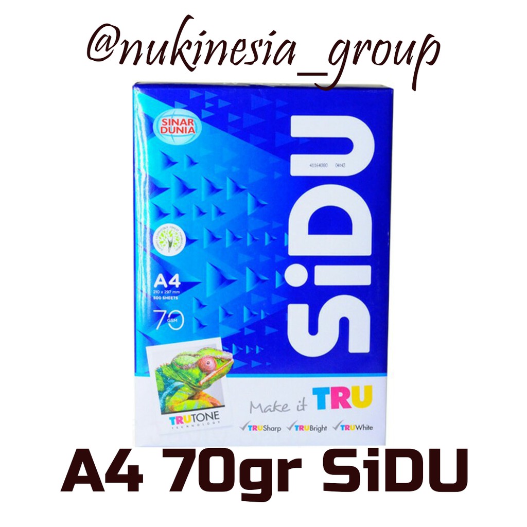 

Kertas A4 Sinar Dunia 70Gsm - 1 Rim 500 Lembar