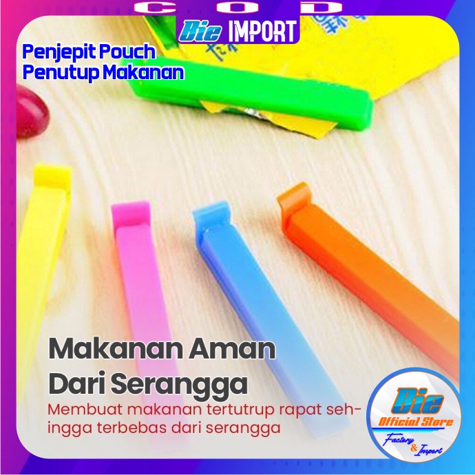 Klip Penjepit Penutup Makan SImple Impor Best Seller