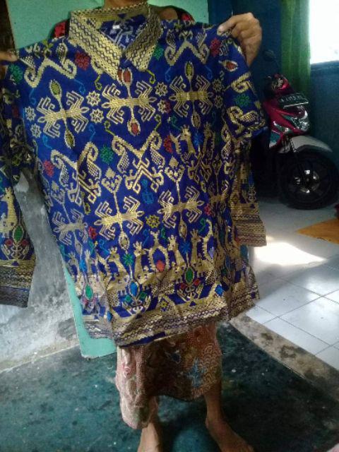 Gamis Syari Atasan Couple Sarimbit Batik Ramadhani Gayatri Prada