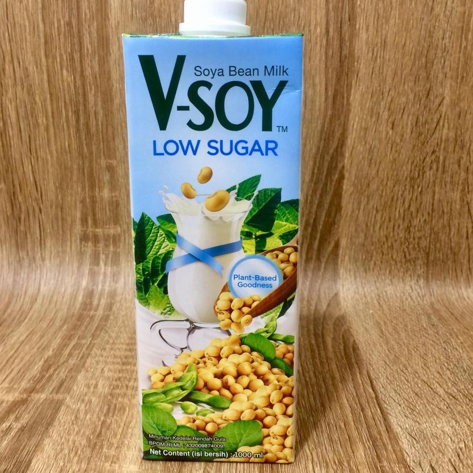 

Terlaris V-SOY LOW SUGAR SOYA BEAN MILK 1 ML 96