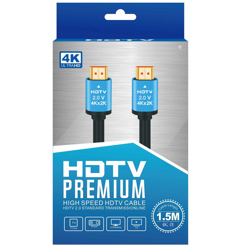 Kabel HDMI 1.5M 4K ULTRA HD Premium V2.0 1.5 Meter M-TECH