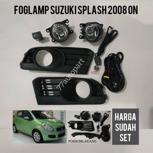 Lampu kabut foglamp suzuki splash 2008 keatas