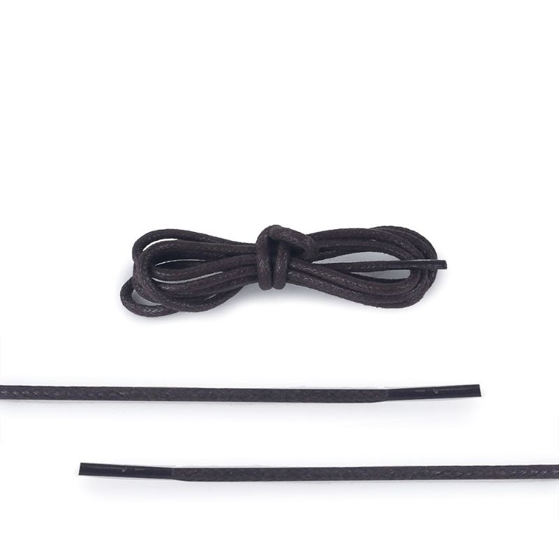 Tali Sepatu Sneakers Bulat Lilin Waxed Mengkilap Terbaru | Premium Material | Tahan Air Anti Bulu