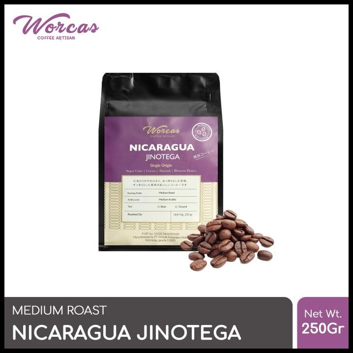 

Worcas Arabica Nicaragua Jinotega 250 Gram - Medium Roast