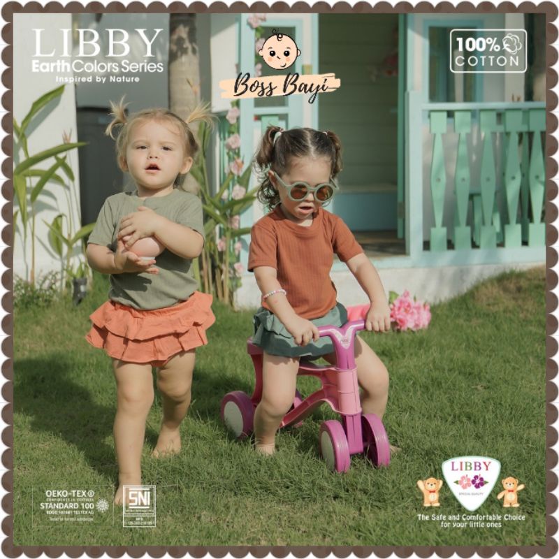 LIBBY Earth Colors Lilo Skirt - Celana Rok Ruffle Bayi Anak