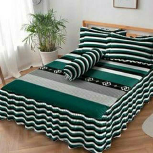 Sprei kintakun D'luxe rumbai king size (180x200)