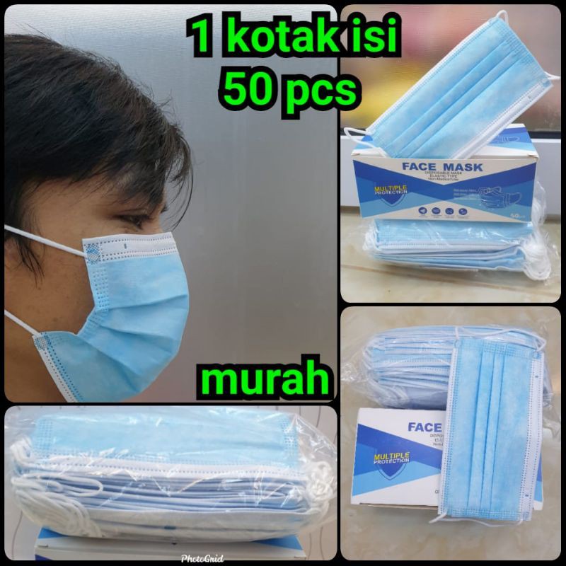 masker 1 dus isi 50 pis harga terjangkau