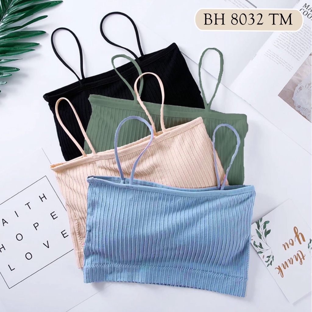 BRA KEMBEN RAJUT TALI BRALETTE KAMBEN CUP BUSA | BH8032TM