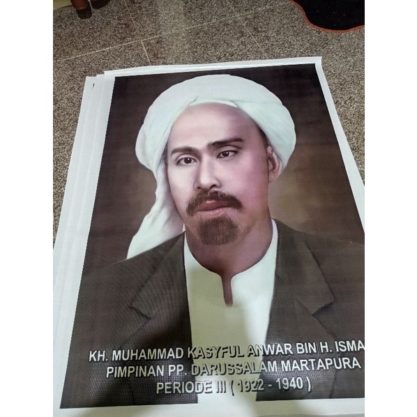 foto KH.kasyful anwar/datu kalampayan/abahguru uk 50x70 bahan banner
