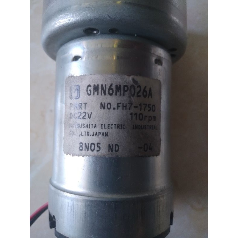 Dc Motor Gearbox 22V 110Rpm Made in japan