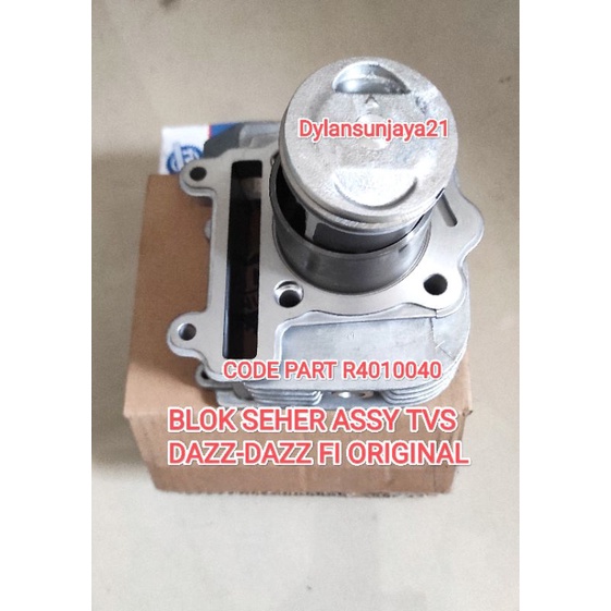CYLINDER BLOK DAN PISTON KIT TVS DAZZ-DAZZ FI ORIGINAL