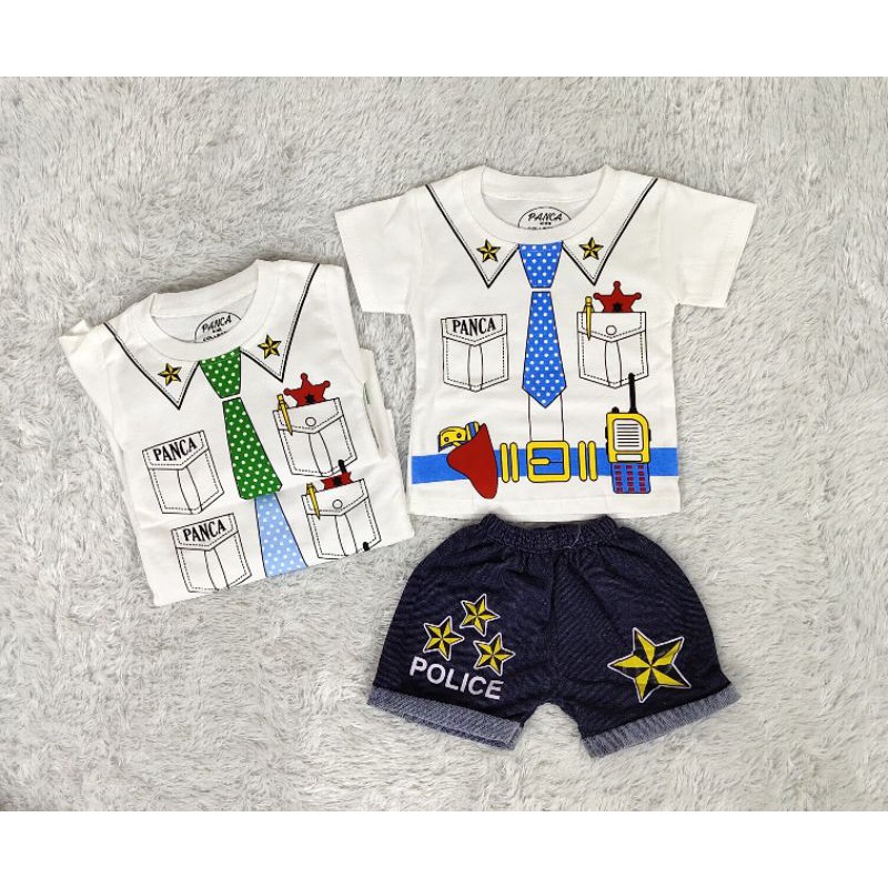 SETELAN BAJU ANAK LAKI LAKI USIA 6 24 BULAN POLICE SETELAN BAJU ANAK LAKI LAKI USIA 6 24 BULAN POLICE