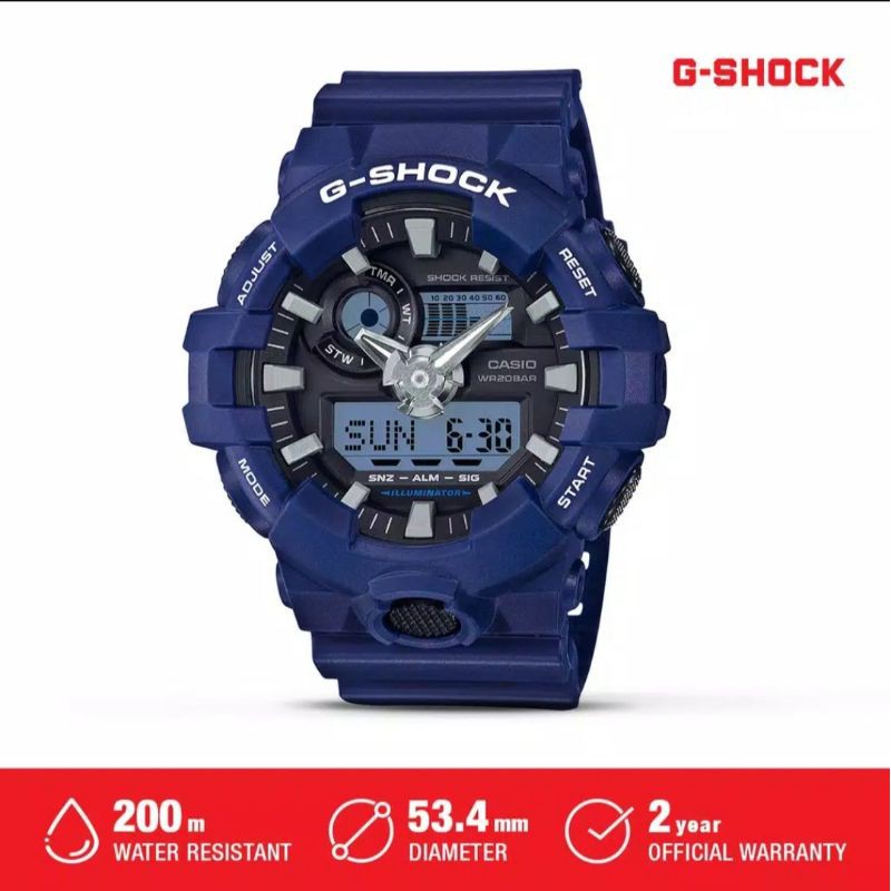 Casio G-Shock super illuminator original jam tangan pria