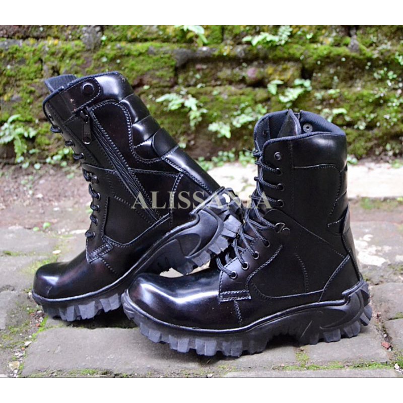 SEPATU PDL SAFETY PRIA RESLETING TNI POLRI SATPAM UJUNG BESI