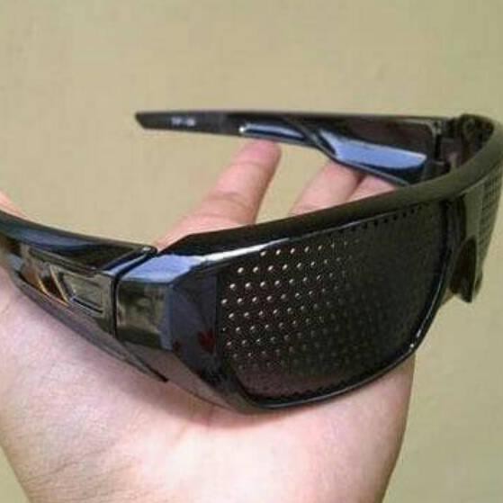 Spesial order H8W Kacamata Terapi Pinhole Model TP06 mata minus plus silinder terbaru