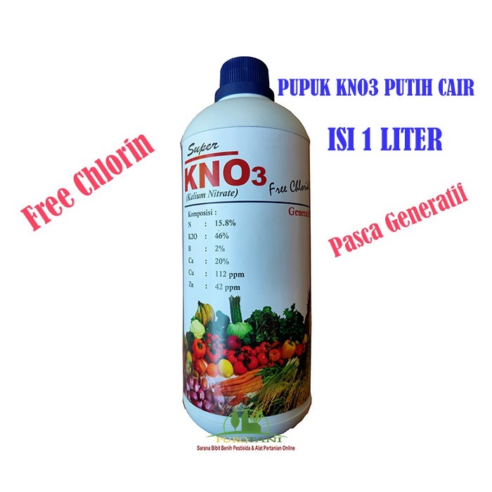 Pupuk Kalium Nitrate KNO Cair Potassium Nitrat PN KNO 3 putih 1 Liter