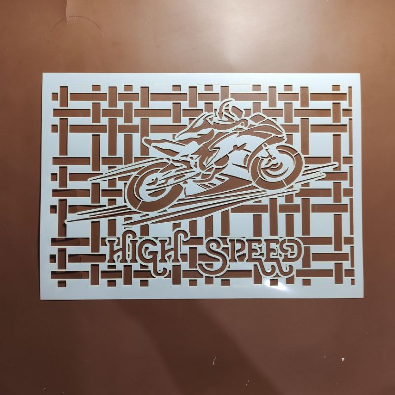 

Stencil Air Brush Mix Image ukuran A4