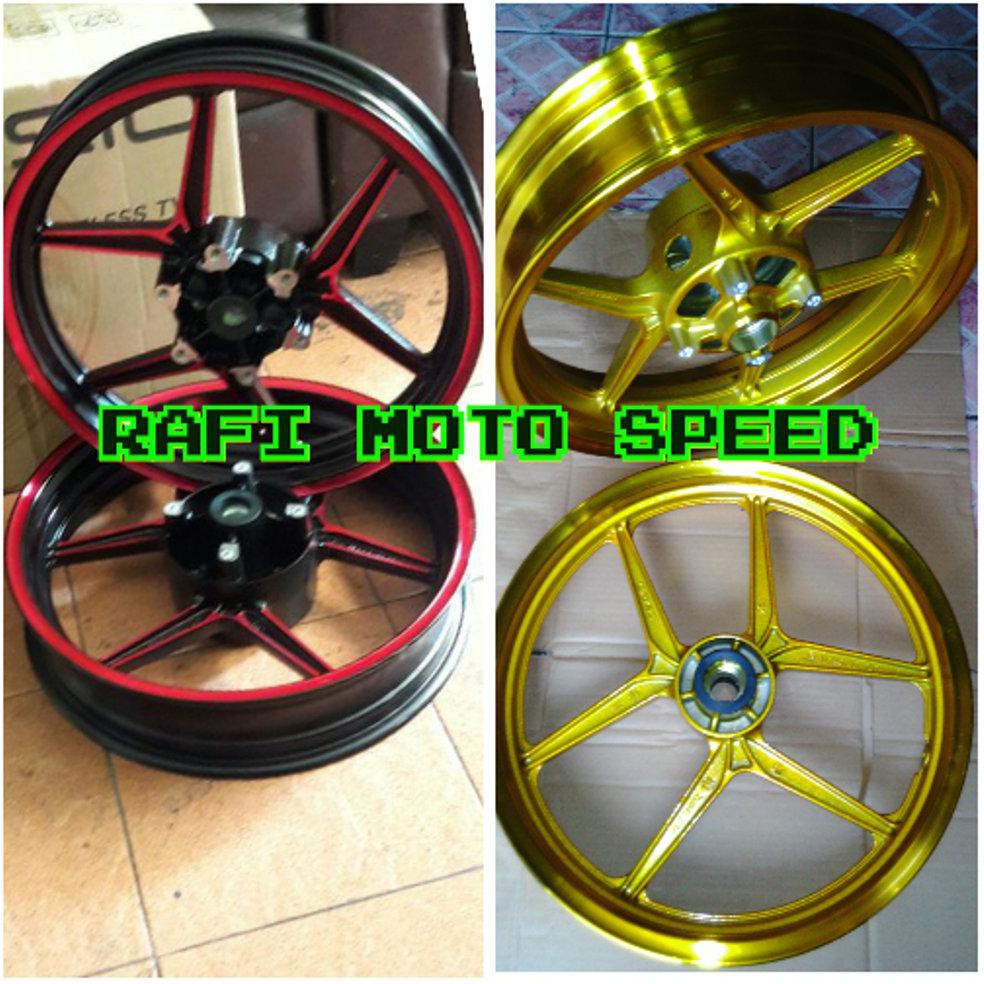 Terlaris Velg Axio Cb 150 R - Megapro New - Tiger Revo - Scorpio - Vixion Old ( Belakang Disc Dan