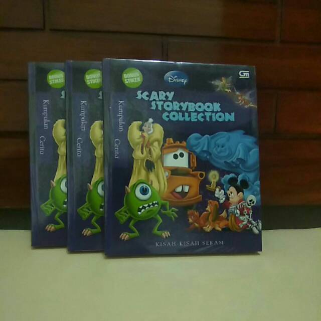 Disney Scary storrybook collection, kumpulan cerita kisah-kisah seram, Bonus stiker