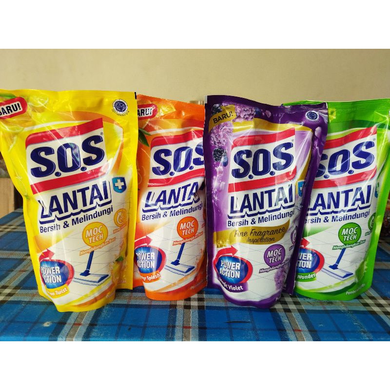 Jual SOS pembersih lantai 750ml | Shopee Indonesia