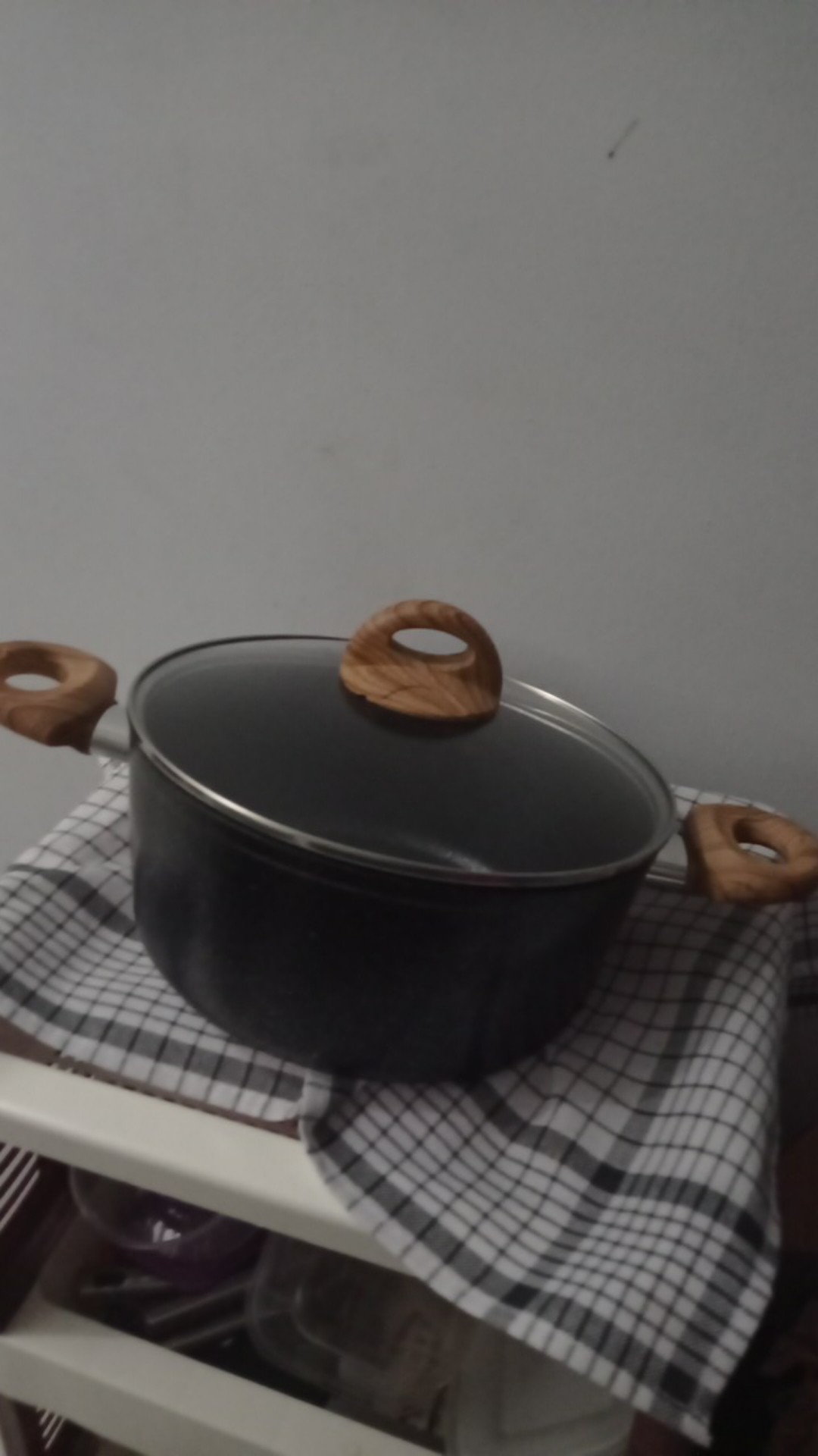 Panci Tutup Marble / Wajan Marble Yoshikawa 24cm Mj-12-10