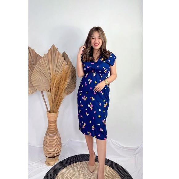 Daster Dress Manohara Bali-MN - ONIC NAVY