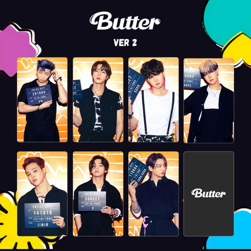 PHOTOCARD BTS "BUTTER" CONCEPT PHOTO VERSI 2