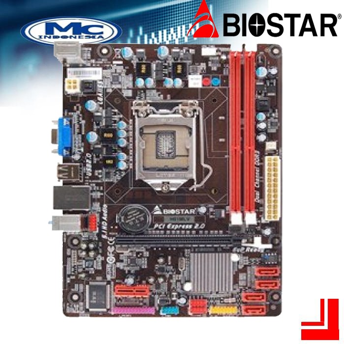 Motherboard Intel LGA 1155 Onboard Biostar H61 Ivy Bridge