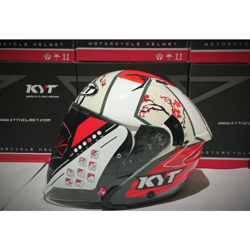 Helm KYT NFJ Xavi Sakura