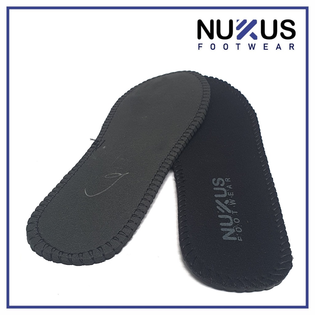 Insole Alas Tapak Sepatu Dalam Pria Dewasa Hitam Tebal 3 ML Buy 1 Get 3 - INSOLE JH