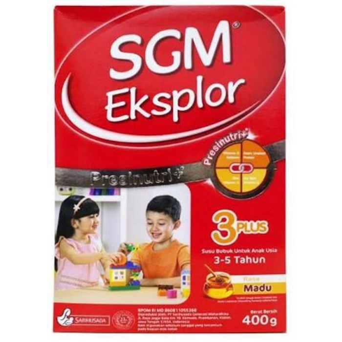 

SGM Eksplor 3 Plus Madu 400 Gr