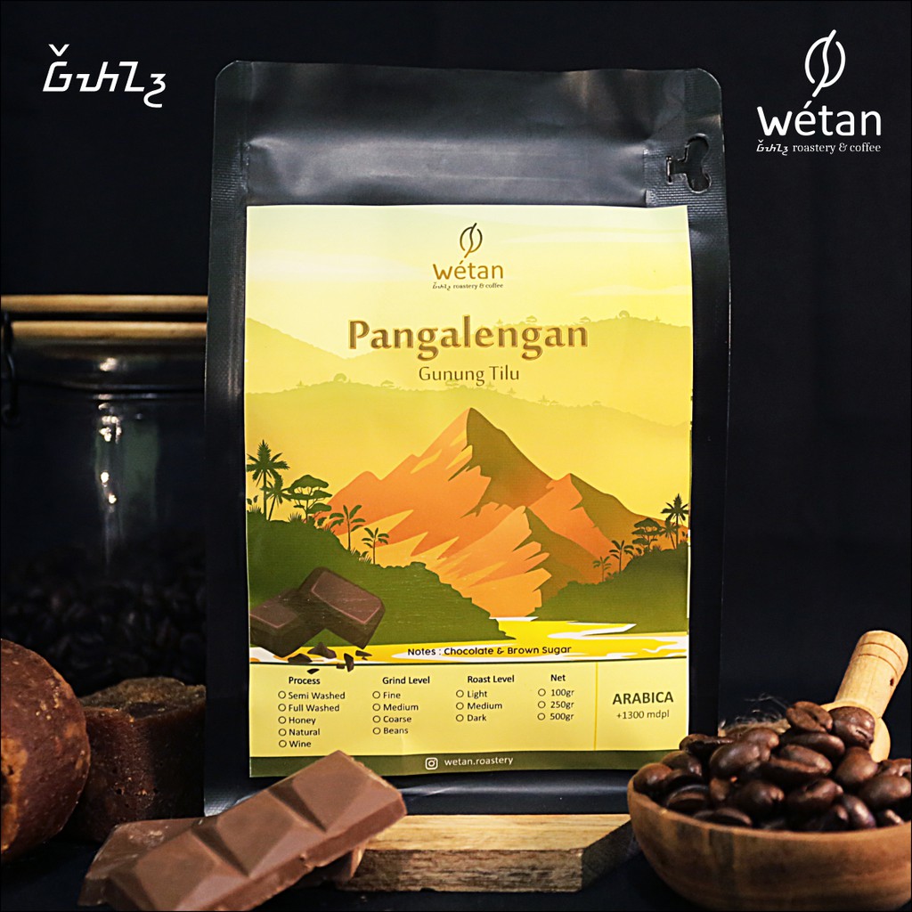 

KOPI ARABIKA PANGALENGAN SEMI WASH 250 gram | Wetan Roastery