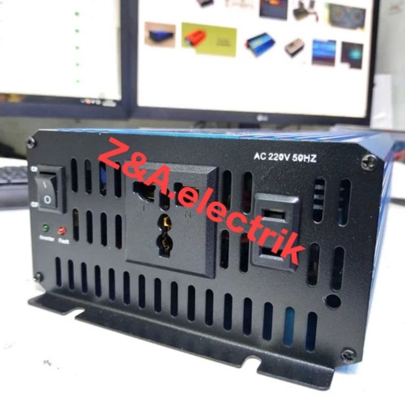 Power Inverter Pure Sin Wave (PSW) 12V  2000Watt MS-INV2000WN DC to AC MITSUYAMA