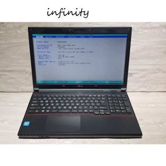 FUJITSU LIFEBOOK A553 ASLI MADE IN JAPAN RAM 4GB HD 250 GB