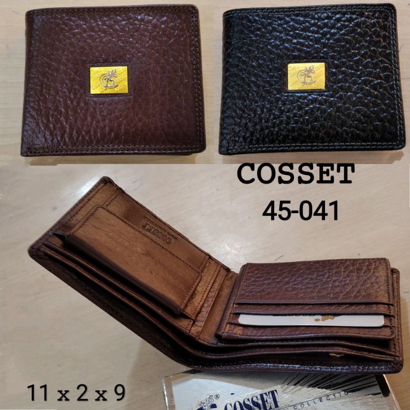 Dompet Kulit Asli COSSET Original Fashion Pria Milenial 2 Type/45-041 dan 3-041