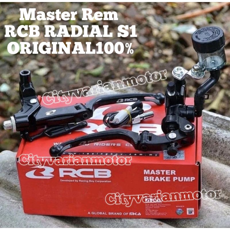 Master Rem RCB Radial S1 14MM Kanan Kiri ORIGINAL RCB S1