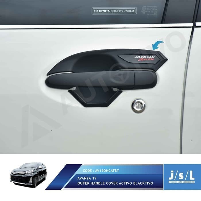 Outer Handle Cover Avanza 2019 Activo Blacktivo