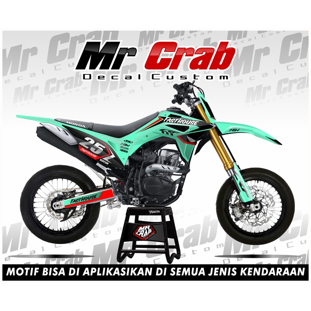 decal stiker crf 150 l full body Tosca - Supermoto