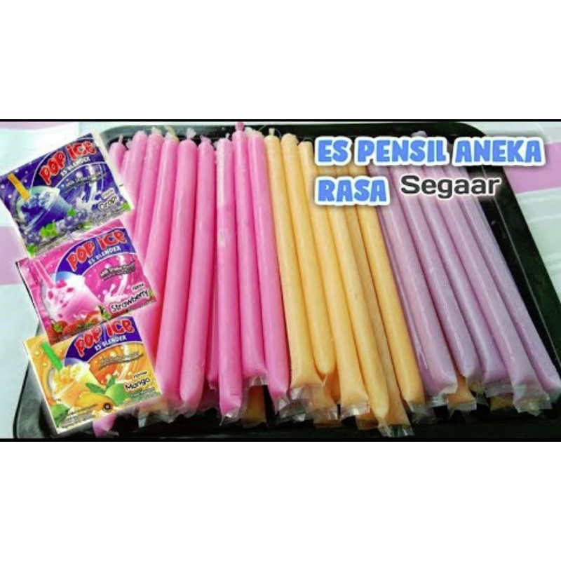 

PLASTIK PENSIL PLASTIK SUSU PENSIL 35gram KURLEB 100pc