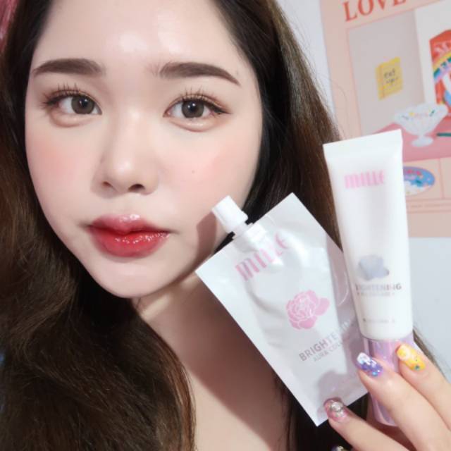 MILLE Brightening Aura Collagen Merveille Beaute Thailand / Primer Base Makeup / Whitening / Wajah