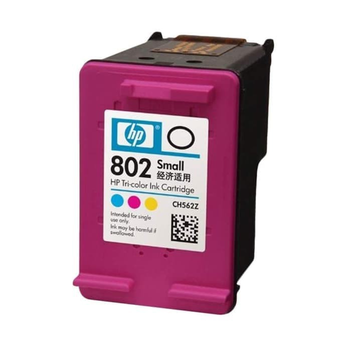 Tinta HP 802 Tri-Color Ink Cartridge Original