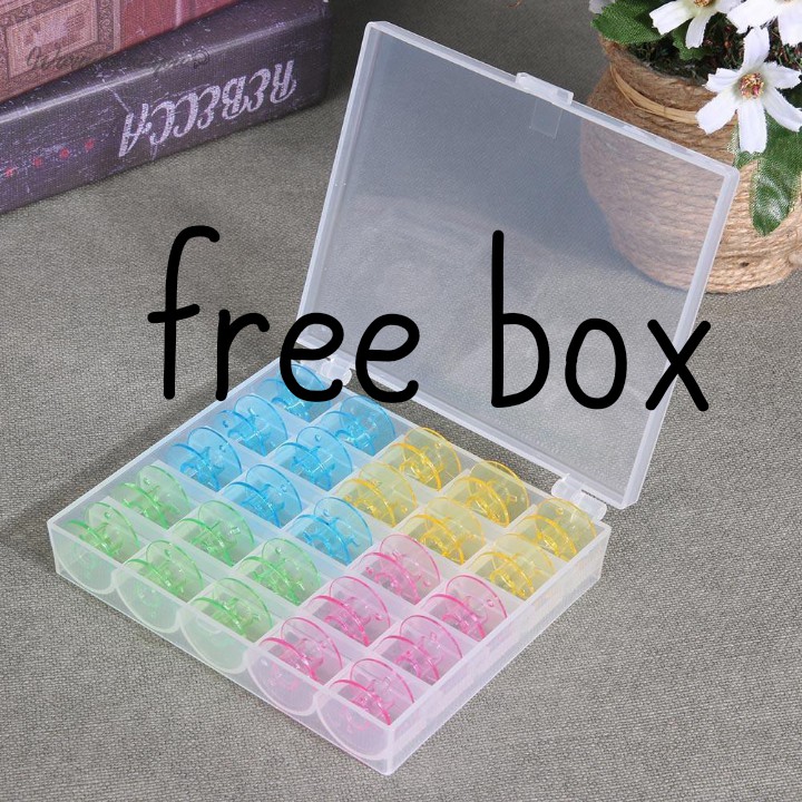 Bobbins - Spool Berwarna Mesin Jahit Portable 1pc-4