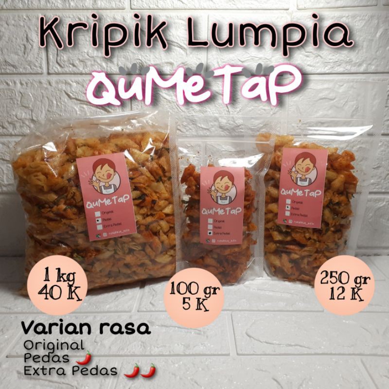 

KERIPIK LUMPIA QUMETAP 1 KG