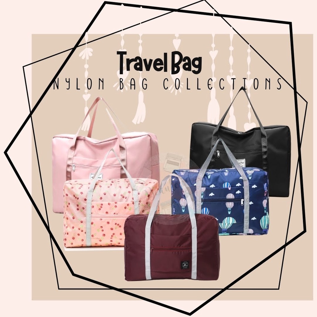 Tas Travel Tas Jinjing Organizer Travel Bag Collection Bahan Nylon Tas Lipat Duffel Dalam Koper Portable Barang Baju Sabun Sampo Kosmetik Make Up Tas Penyimpanan Gym Fitness Perlengkapan Mandi Serbaguna