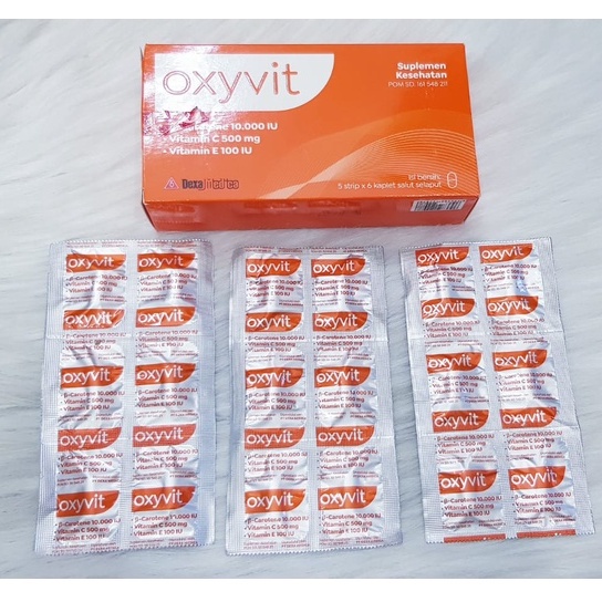 OXYVIT 1 STRIP ISI 6 KAPLET