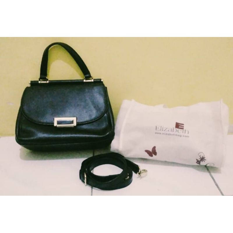 Preloved Tas Emsio by Elizabeth (Emsio Bag-Black Colour)